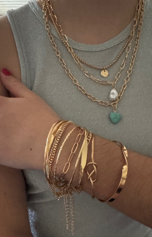 Layered necklace