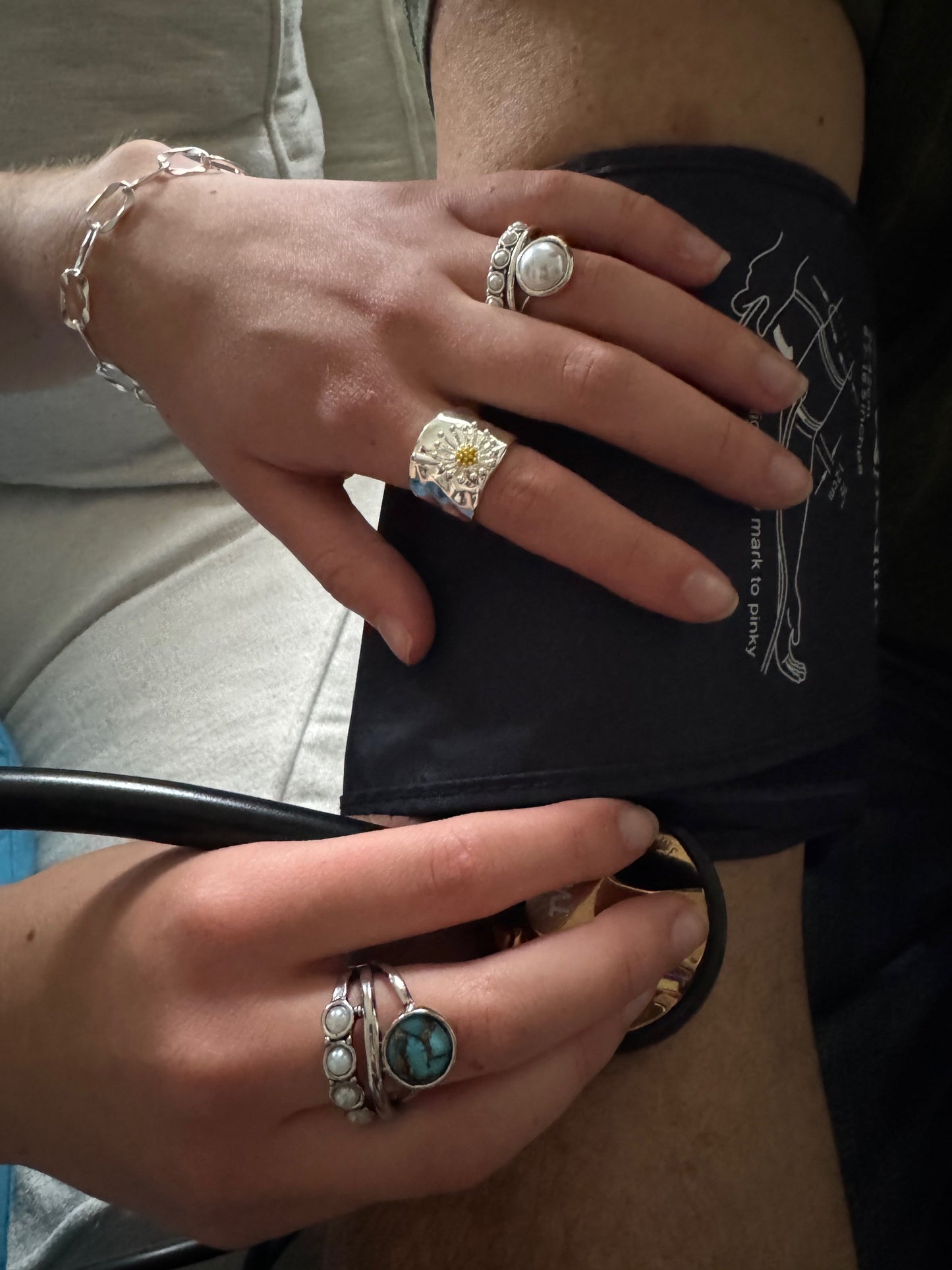 Nurses Line Fashion Ring