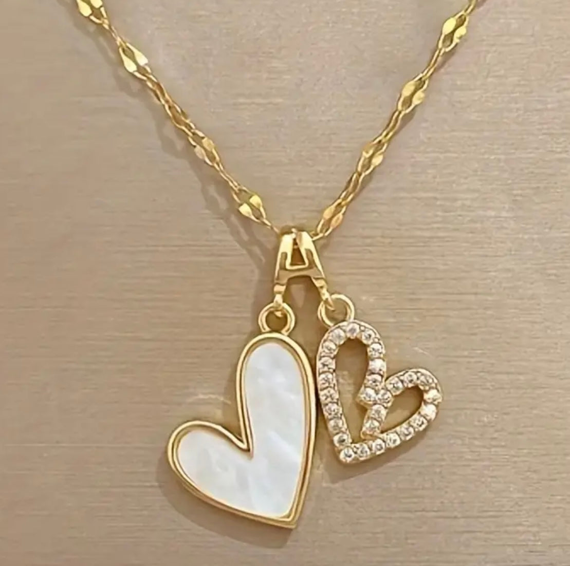 Two Hearts Necklace