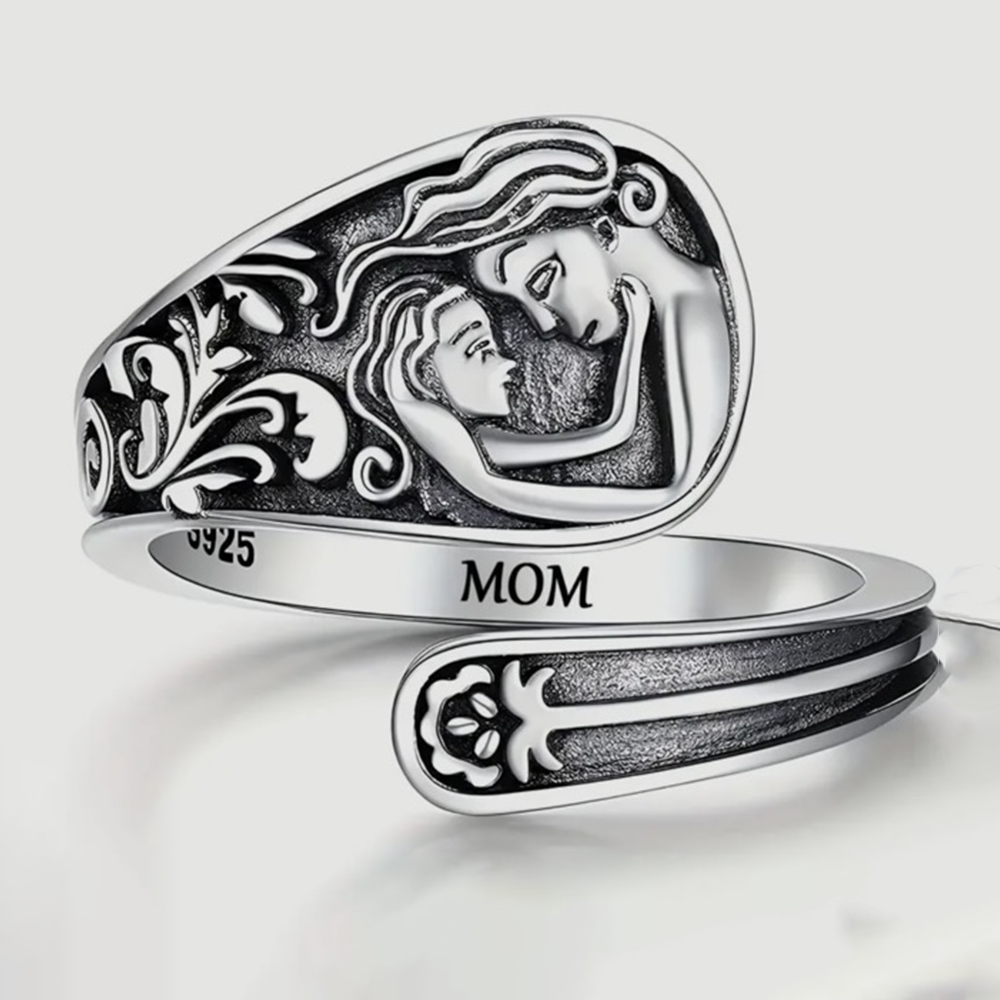 Mother Daughter Spoon Ring