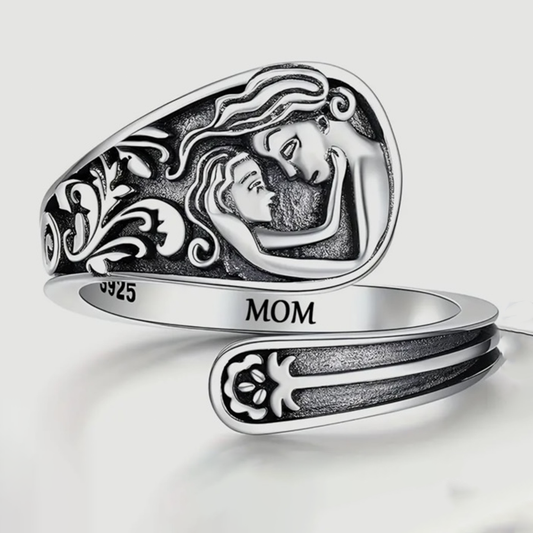 Mother Daughter Spoon Ring