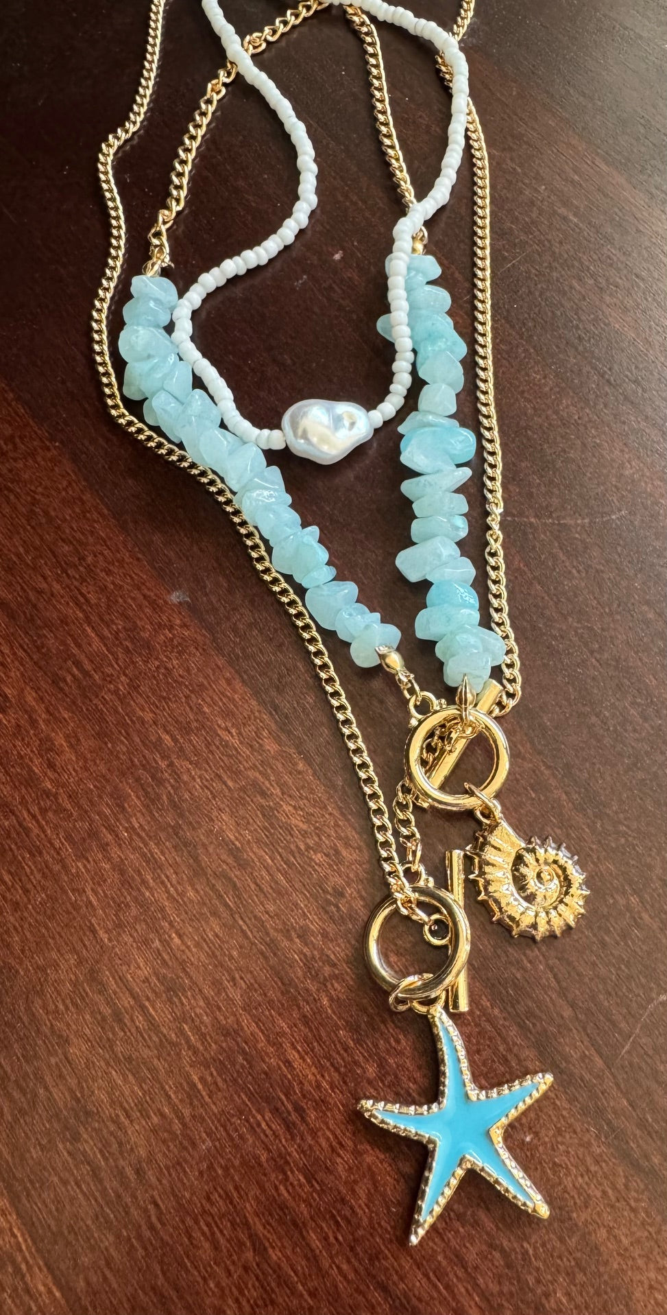 Perfect for a Beach day or week Necklace