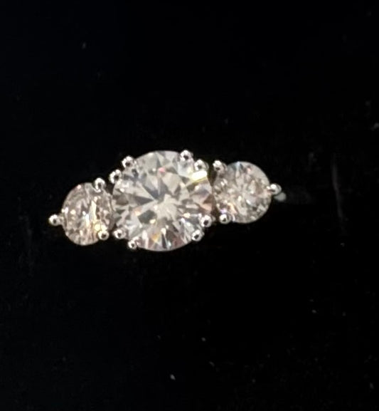 3 Stone Moissanite for your Yesterdays, Todays, and Tomorrows